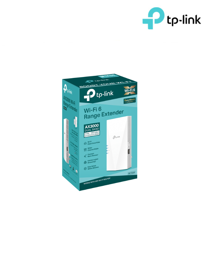 TP-Link RE700X AX3000 WiFi 6 Mesh Range Extender